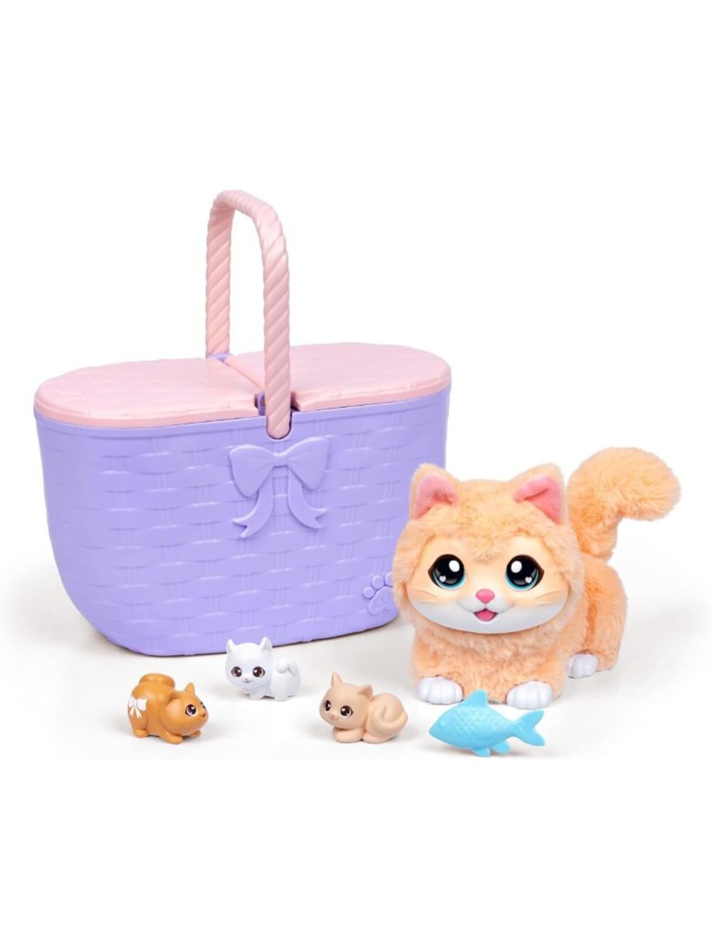 Interactive Mama Cat with Surprise Kittens | Fun Pet Playset & Toys for Kids